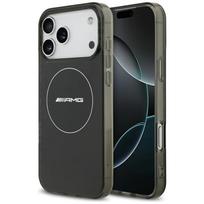 Mercedes AMG Double Layer Transparent Smoked MagSafe dėklas iPhone 17 Pro Max, juodas