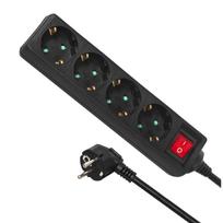 Maclean MCE194G maitinimo ilgintuvas su jungikliu, 4 lizdai, 5 m, 3500W