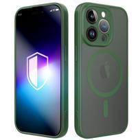 Apsauginis dėklas 3mk Misty MagCase skirtas Apple iPhone 15 Pro Max, žalias