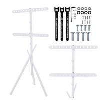 Maclean MC-182 W grindinis televizoriaus stovas (37-80", 60kg), baltas