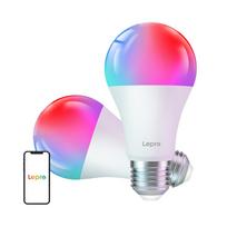 Išmaniosios Lepro B2-2 E27 Wi-Fi LED lemputės, 1100 lm, 2 vnt.