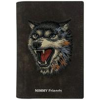 Nimmy Raptor Wolf paso dėklas ir piniginė, ruda