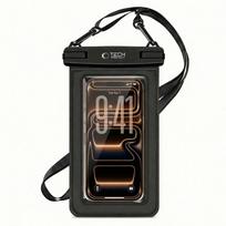 Vandeniui atsparus dėklas telefonams iki 6.9" Tech-Protect UWC7, juodas