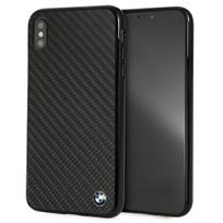 BMW Signature Carbon dėklas iPhone XS Max telefonui, juodas