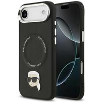 Karl Lagerfeld Karl Pin MagSafe dėklas telefonui iPhone Air, juodas