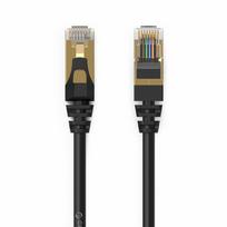 Orico PUG-C7 CAT7 10Gbps RJ45 tinklo kabelis, 1 m, juodas