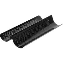 Kaiser Inspiration CrispTec Perforated Baguette Mold, 40x20 cm, Black