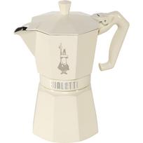 Bialetti Moka Exclusive 6-Cup kavos virimo aparatas, kreminis