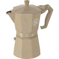 Bialetti Moka Exclusive Induction kavinukas, 6 puodeliai, smėlio spalvos