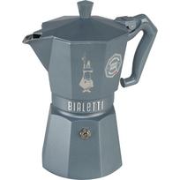 Bialetti Moka Exclusive Induction kavinukas, 6 puodeliai, pilkas