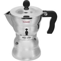 Alessi Moka AAM33/6 kavinukas, 6 puodeliai, sidabrinis