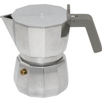 Alessi Moka DC06/3 espresso kavinukas, 3 puodeliai, sidabrinis