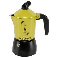 Bialetti Orzo Express 2tz miežių kavos virimo aparatas, geltonas/juodas