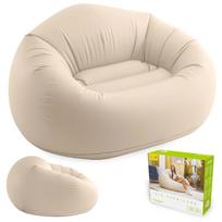 Pripučiamas fotelis Intex Beanless Bag 66505, 137 x 127 x 74 cm, smėlio sp.