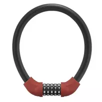 Rockbros RKS570-RD kodinė plieninio kabelio dviračio spyna