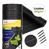 Multigarden geotekstilė nuo piktžolių, 90 g/m², 1.1x50 m su smeigėmis