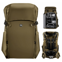 K&F Concept Star Wander 04 fotoaparato kuprinė 30L, chaki