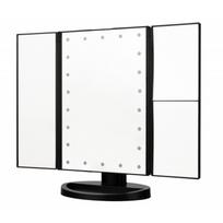 Humanas HS-ML04 makiažo veidrodis su LED apšvietimu, juodas