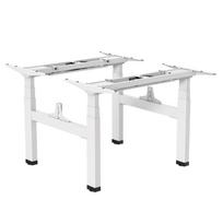 Ergo Office ER-404W Dvigubas elektra reguliuojamas stalo rėmas, baltas