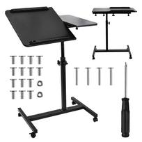 Maclean MC-121 B mobilus nešiojamojo kompiuterio stalas, reguliuojamas 59-89cm, juodas