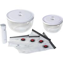 Zwilling Fresh & Save vakuuminio saugojimo rinkinys, stiklinis, 9 dalių