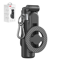 XO SS25 magnetinė asmenukių lazda ir trikojis su MagSafe, juoda, 64 cm