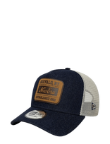 New Era - Ne Patch Denim Trucker Newera - Kepurė - Tamsiai mėlyna
