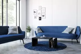 Kavos staliukas, Hanah Home, antracitas, 86,8 x 32,4 x 50, cm
