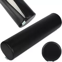 Apvali masažo pagalvėlė Habys Vinyl Flex 15×60 cm, juoda