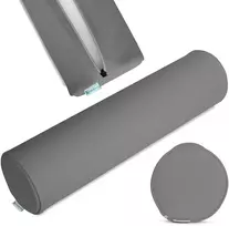 Apvali masažo pagalvėlė Habys Touch Core 15×60 cm, pilka