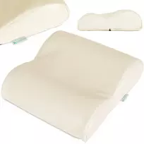 Kaklo masažo pagalvėlė Habys Satin Comfort, smėlio spalvos