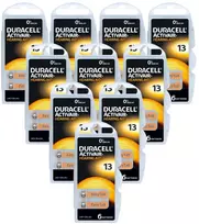 Duracell Activair 13 klausos aparatų baterijos, 60 vnt. (PR70)