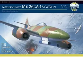 Hobilt Messerschmitt Me-262A-1a/WGr.21 plastikinis lėktuvo modelis 1/72 Arma Hobby