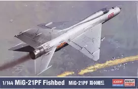 Academy MiG-21PF Fishbed plastikinis lėktuvo modelis 1/144