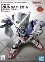 Bandai SD EX-Standard Gundam Exia plastikinis surenkamas Gunpla modelis