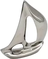 Mirtop Dekoratyvinis sidabrinis aliuminio jachtos modelis 12,5 cm, jūrinis dekoras