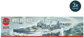 Airfix HMS Belfast 1:600 plastikinis surenkamas laivo modelis 31,1 cm