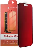 Bestsuit Flexible Hybrid Glass 5D Colorfull Privacy 180, skirta IPHONE 17 Pro, purpurinė