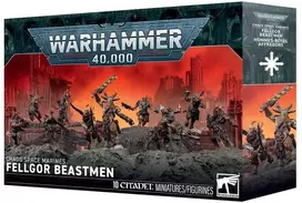 Games Workshop Warhammer 40,000 Chaos Space Marines Fellgor Beastmen miniatiūros (10 vnt.)