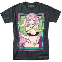 Mitsuri Kanroji Shirt Demon Slayer Anime Manga Hentai Waifu Senpai T-Shirt Unisex T-Shirt L beige