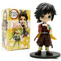 8pcs/set Anime Demon Slayer Kamado Nezuko Kamado Tanjuurou Battle Version Action Figure Collectible Models Durable Toys 13cm beige