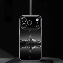 Šveicarijos Matterhorno kalno telefono dėklas, skirtas iPhone 17,16,15,14,13,12,11,Pro,Max,Plus,Mini,SE4,E, magnetinis, Magsafe belaidžiam iPhone15pro gray