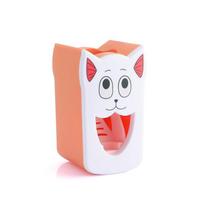 Animacinių filmų automatinis dantų pastos dozatorius Dantų pastos išspaudimo artefaktas Kūrybinis vaikų dantų pastos spaustukas Nemokamas perforavimo pastos laikiklis orange white