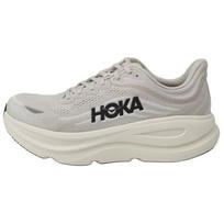 Hoka One One Bondi 9 Minimalist Comfortable Shock Absorbing Slip Resistant Durable Breathable Lightweight Casual Running Shoes 1162013-RRCK 42⅔ gray