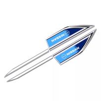 2 vnt. Automobilio Metalinis Emblema Durų Purvasaugio Lipdukas Automobilio Kėbulo Dekoracija Skirta Nissan Sylphy N7 Teana Qashqai Note J10 J11 Navara Juke GTR
