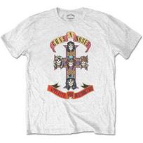 White Guns N Roses Appetite For Destruction Unisexs Tshirt L white