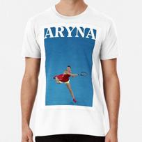 Retro Aryna Sabalenka Marškinėliai Pagaminta Australijoje Unisex Marškinėliai M gray