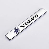 3D Metalinis Logotipo Ženklelis Automobilio Stiliaus Lipdukai Dekoracija Lipdukas Volvo XC90 V90 V60 XC60 V40 S80 S60 S90 C40 XC40 V70 XC70 C30 C70 KI6 white
