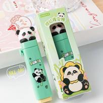 Creative Design Pull-out Pencil Eraser for Kids Boy Girl Cute Cartoon Stationery Eraser Large Capacity Back To School Eraser blue