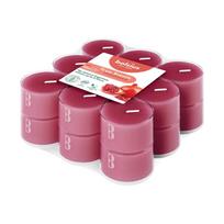 Žvakė, aromatinė/arbatinė Bolsius True Scents Pomegranate, 6 h, 18 vnt., raudona sp.